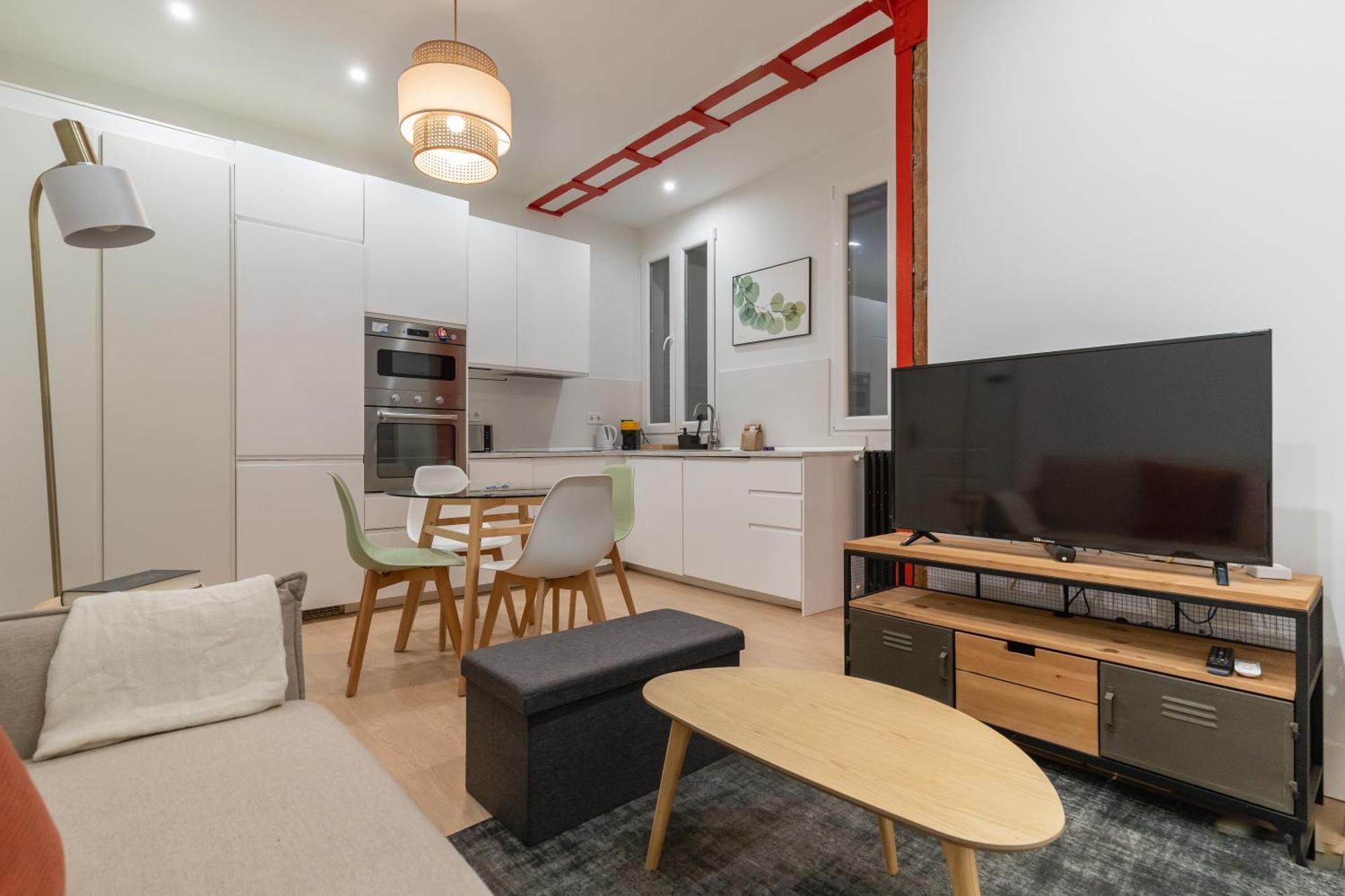 Ferienwohnung Cozy And Central-1Bd 1Bth- Cortes Madrid Exterior foto
