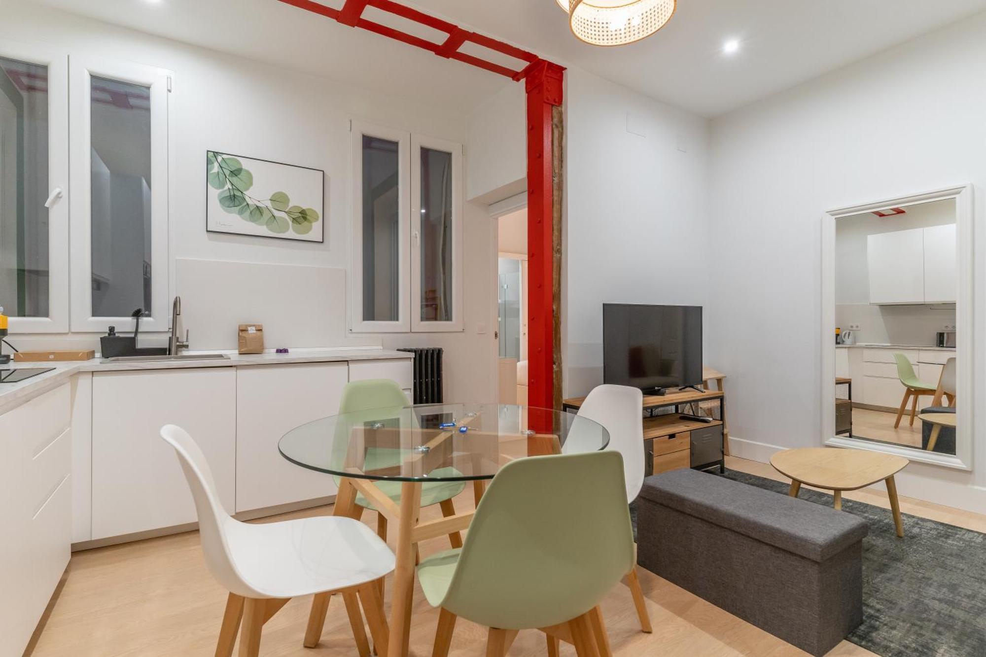 Ferienwohnung Cozy And Central-1Bd 1Bth- Cortes Madrid Exterior foto